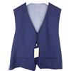 Suitsupply Ferrara Gilet Uomo UK 54 Lana Button Up Fodera Blu