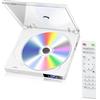 GAONAWAY Mini lecteur DVD pour télévision HDMI 1080p, lecteur DVD multi-région | Prise en charge USB, sortie auxiliaire, PAL/NTSC, télécommande, câble HDMI/RCA inclus