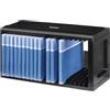 Hama Porta CD per 20 Dischi, Nero | Supporto salvaspazio per CD/DVD, da appendere o da appoggiare, per ufficio o qualsiasi stanza, 31,1 x 13,3 x 5,9 cm