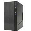 Itek SMALLCOM-B Case Mini Tower, mATX, 2xUSB3, 2XUSB2, Brushed, Nero