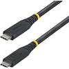StarTech Cavo USB4 USB-C da 1m, 40Gbps, 240W, 8K 60Hz DP2.1, 4K 240Hz, Nero | Ideale per Monitor 8K, Docking Station e Trasferimento Dati ad Alta Velocita