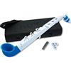 Nuvo jSAX 2.0 Bianco - Blu Sax soprano in DO bianco e blu con custodia