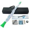 Nuvo Clarineo 2.0 Bianco - Verde Clarinetto in DO per bambini con accessori b...