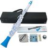 Nuvo Clarineo 2.0 Bianco - Blu Clarinetto in DO per bambini con accessori bia...