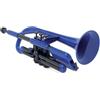 pCornet Cornetta Blu Cornetta corta in Sib ABS Blu