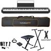 CASIO CDP-S110 Black con Borsa, Stand e Panchetta Bundle pianoforte digitale ...
