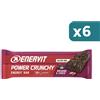 Enervit Power Crunchy Brownie E Choco Barretta Energetica 6 confezioni da 40g