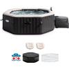 Intex Ottagonale Jet & Bubble Deluxe 28462EX - Ø218x71 cm - Piscina idromassaggio spa