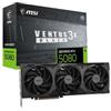MSI RTX 5080 16G VENTUS 3X OC BLACK (16 GB, GDDR7), Scheda grafica, Nero