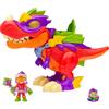 SUPERTHINGS RIVALS OF KABOOM SUPERTHINGS Superdino V-REX - Dinosauro cattivo articolato con effetti luminosi e sonori, 1 Kazoom Kid 1 SuperThing esclusivi