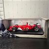 FERRARI Hot Wheels 1/18 Ferrari F2004 Rubens Barrichello modellino auto pressofuso...
