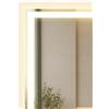 EUZIEL International SONGMICS Specchio da bagno illuminato, con funzione antiappannamento, 60,7 x 80,7 cm - Dimensioni: 80,7L x 60,7B cm