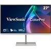 ViewSonic VP2766-2K-W Monitor da 27 120 Hz 2K QHD con certificazione Pantone