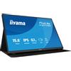 iiyama ProLite P1671HSC-B1 Monitor IPS Full HD da 16 con dock USB-C, altoparlanti e copertina in pelle