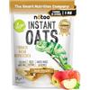 NÄTOO Farina di Avena Aromatizzata 1 Kg Instant Oats Farina Di Avena Istantanea Ideale come Preparato Per Pancake Proteici Porridge Oatmeal e Crepes Gusto Apple Strudel
