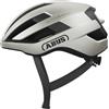 ABUS WINGBACK Lunar Silver L | Casco da strada in stile Fixie Rider, per la guida sportiva nel tempo libero e nella vita quotidiana