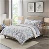 Madison Park Essentials - Fodera per tutte le stagioni, cuscino decorativo, in poliestere, blu, completa