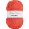 Utopia Crafts Big Boss 400g Filato Acrilico Maglia & Uncinetto - 1200m Gomitolo, Lavabile Lavatrice, Oeko-Tex Certificato, per Maglioni, Coperte, Sciarpe & Cappelli (Rosso Corallo)