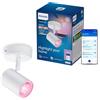 Philips Smart Lighting GU10 Faretto x1, WH Bianco | Luce a colori e bianca tunabel 2.200-6.500K, Plafoniera, Smart LED, 345lm, Regol. luminosità, Connected by WiZ, casa connessa