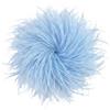 Baesics Spilla con piume da donna, spilla a forma di piuma di struzzo, spilla a forma di fiore con pompon da agganciare, vintage per matrimonio, sposa, carnevale, abito blazer