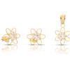 Gioielleria Lucchese Oro Set Parure Orecchini Pendente Oro Giallo 18 kt GL102589