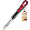 Westmark Pela-pomodori/-kiwi con lama seghettata, Lama in acciaio inox/Plastica, Tomfix Gallant, Nero/Rosso, 29462270