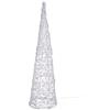 Bizzotto Albero Luminoso Minimal Bianco 400 Microled Decorazione Invernale Ellary h60 bio