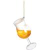 Bizzotto Bicchiere di Birra da Appendere Vetro Decorazione Natalizia h12 Bizzotto