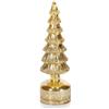 Bizzotto Albero Natale led Rotante Champagne da Tavolo h30 Idea Regalo Bizzotto