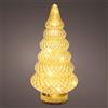 Kaemingk Micro led Albero Vetro oro Luce Calda Decorazione Natalizia D12cm H25,5m