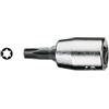 Beta 900TX 15 - Chiavi a bussola maschio per viti con impronta Torx con attacco quadro femmina 1/4 cromate - inserti bruniti