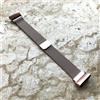 NICKSTON Bracciale Milanese Di Grande Dimensione Color Rosa Oro Per Fitbit Charge 4