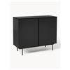 Westwing Collection Credenza alta in legno Elona - Nero