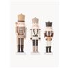 Bloomingville Set di 3 oggetti decorativi natalizi Darryl - Marrone chiaro