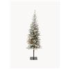 Kaemingk Albero di Natale a LED fatto a mano Alpbach, varie misure - Verde, Bianco