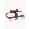 Westwing Collection Scatola decorativa natalizia in marmo Rosso Levanto Cutemas, larg. 19 cm - Rosso, Bianco
