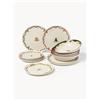 Westwing Collection Servizio di piatti natalizio Cutemas 4 persone, 12 pz - Beige