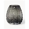Broste Copenhagen Vaso in vetro soffiato Milla, alt. 25 cm - Antracite