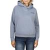DENIMFY DFEmily - Felpa da donna con cappuccio, vestibilità normale, con cappuccio, stampa in cotone, nero, blu, verde, beige, S, M, L, XL