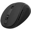 Hama MW-400 V2 Mouse Wireless - Tecnologia 2.4Ghz, Sensore 1600 dpi, Tecnologia Smart-Link, Destro/e - Nero