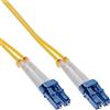 InLine 22367 Cavo Bretella Fibra Ottica Duplex, LC/LC, 9/125µm, Os2, 10M Nero