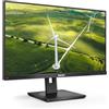 Philips 272B1G USB Hub Monitor 27 pollici FHD, 75Hz, IPS, 4ms GtG, altezza regolabile, Speakers,TBC, (1920x1080 HDMI 1x 1.4 DP 1x 1.2) nero