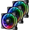 Thermaltake Riing Plus 14 LED Ventilatore, 3 Pezzi, RGB