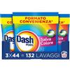 Dash Pods Detersivo Lavatrice In Capsule, 44 Lavaggi, Salva Colore, Rimuove Le Macchie, Igienizza, Brillantezza Per I Capi