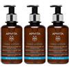 Apivita Tonico Viso Lenitivo e Idratante con Miele Lavanda, Idrata Tonifica la Pelle 3x200 ml
