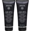 Apivita Black Detox Gel Detergente Nero viso, occhi e labbra struccante rimuove il trucco 2x150 ml