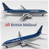 JC Wings Boeing 737-400 British Midland G-OBME, JC Wings 1/400 XX40059