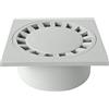 First Plast CHPVC30G Chiusino Sifonato in PVC, Grigio, 300 x 300 mm