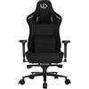 Ultradesk UDESK-TH-BK, poltrona da gioco per PC, 140 kg, sedile a secchiello, schienale rigido, 160 cm, 195 cm