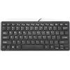 SXHLSELLER Tastiera portatile Sxhlseller con 78 tasti, USB plug-and-play, a basso rumore, impermeabile, ideale per il gaming, adatta per computer desktop, laptop e uso in ufficio (nera)